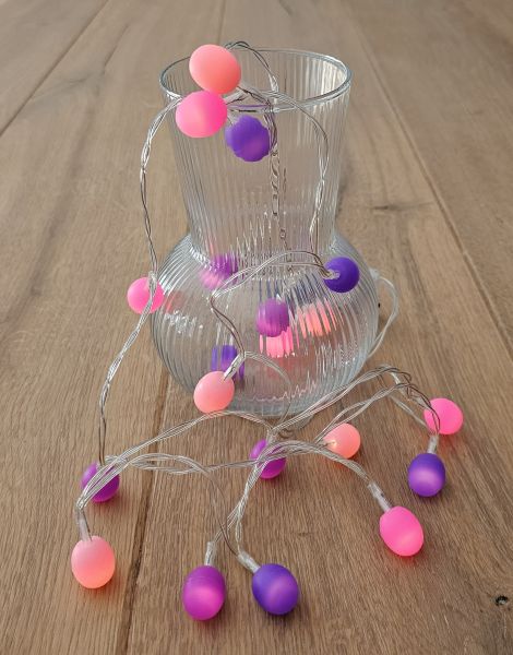 20 Lichtkappen Mix 11 für LED Lichterketten &quot;Beere&quot;