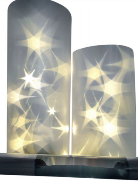 Lichteffekt Folie 3D Stern Sterne Hologramm 30cmx50cm