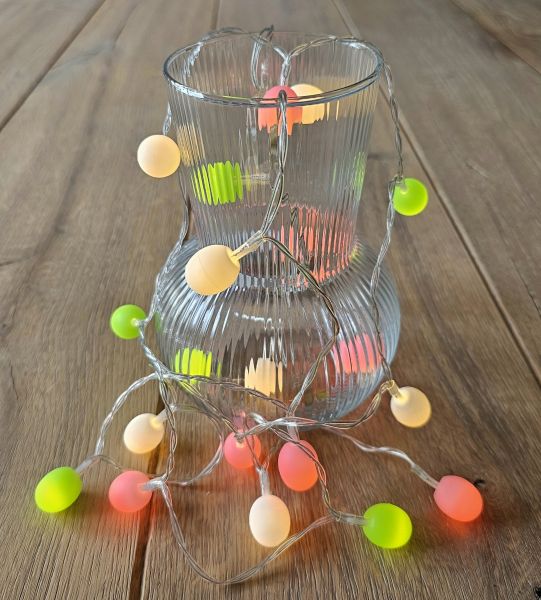 20 Lichtkappen Mix 5 für LED Lichterketten &quot;Sommer&quot;