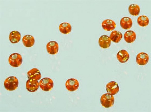 Rocailles 2mm 25g orange 02219