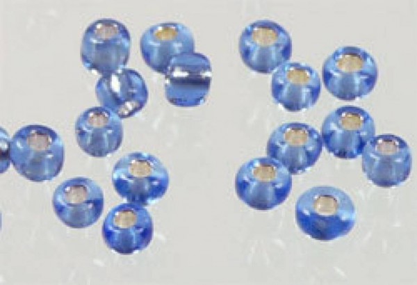 Rocailles 2mm 25g blau 2212