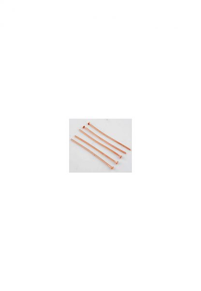 50 Nietstifte 40mm roségold Metall 11282