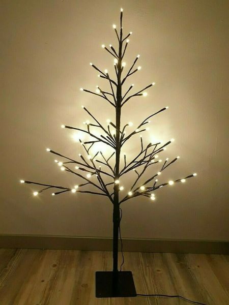 LED Lichterbaum 120cm hoch 80 LEDS innen außen warmweiß