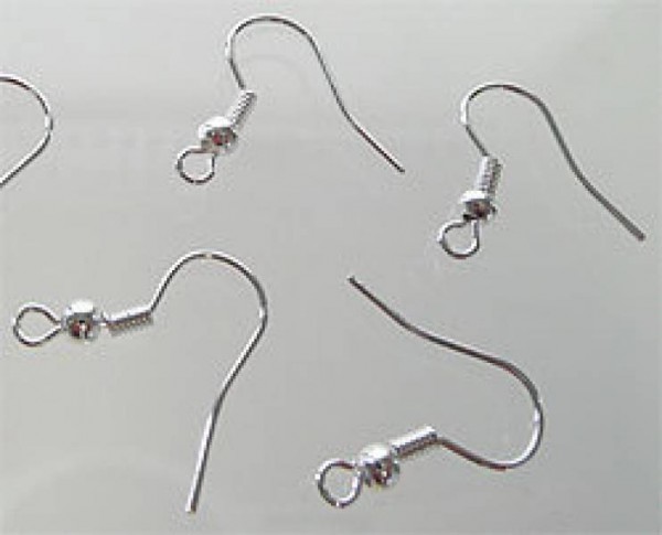 110 Paar Ohrhaken 18mm silber 0134GP