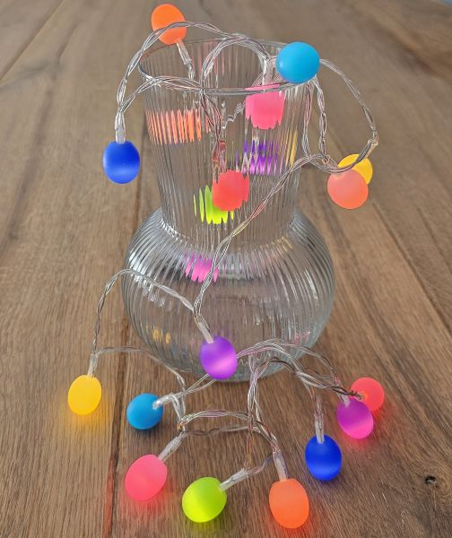 20 Lichtkappen Mix 9 für LED Lichterketten &quot;Bunt&quot;